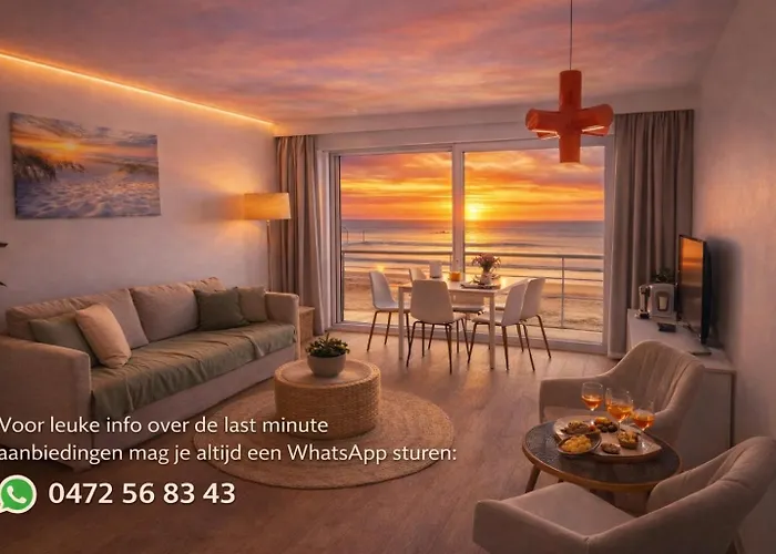 公寓 Zwembad Met Frontaal Zeezicht