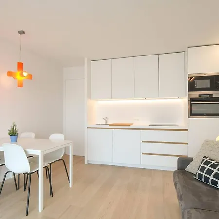 Lejlighed Zwembad Met Frontaal Zeezicht Oostende